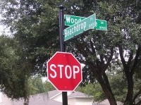 decorative street signs