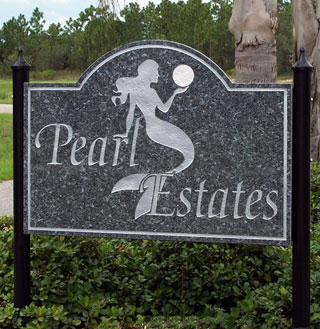 subdivision entrance sign