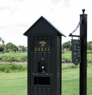 golf water cooler enclosure