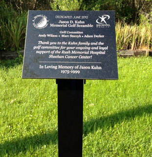 granite memorial sign