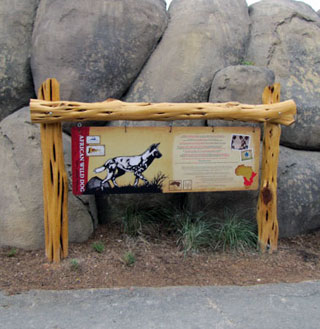 zoo exhibit sign