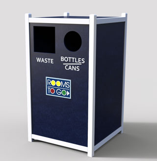 recycling receptacle